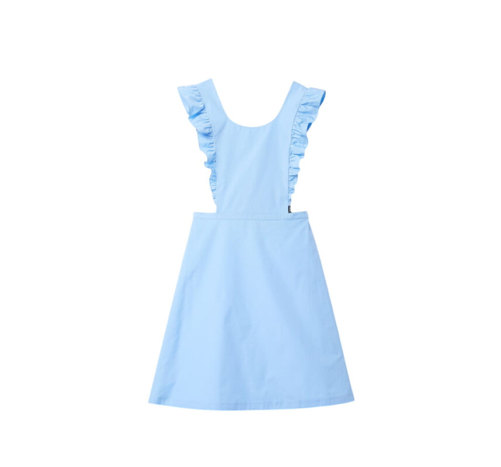 Blue Scoop Neck Mini Dress 1