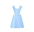 Blue Scoop Neck Mini Dress 1