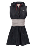 Black Hood Mini Dress 1