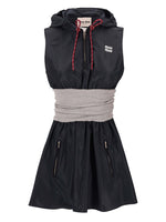 Black Hood Mini Dress 1