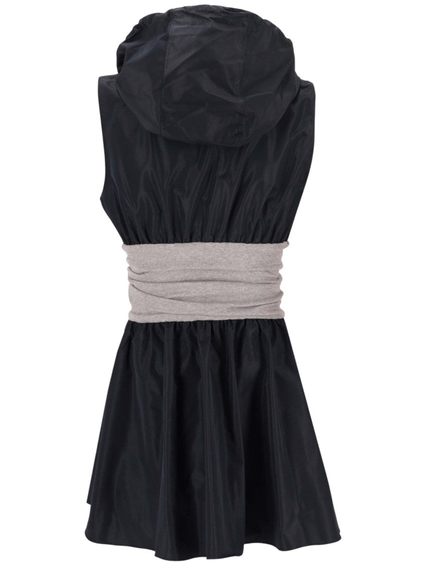 Black Hood Mini Dress 2