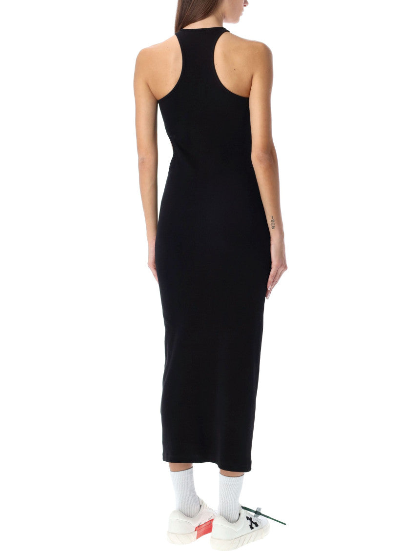 Black Halter Neck Midi Dress 2