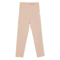 Beige Straight Flat Front Pant 1