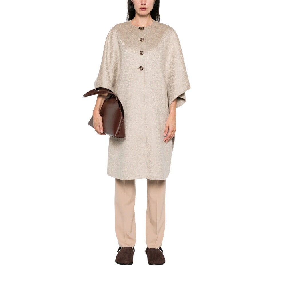 Beige Straight Flat Front Pant 5