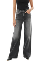 Grey Flared High Rise Jeans 1