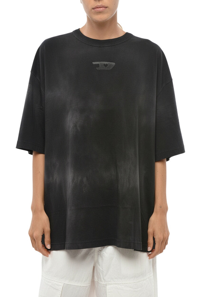 Black Logo Crew Neck T-Shirt 1