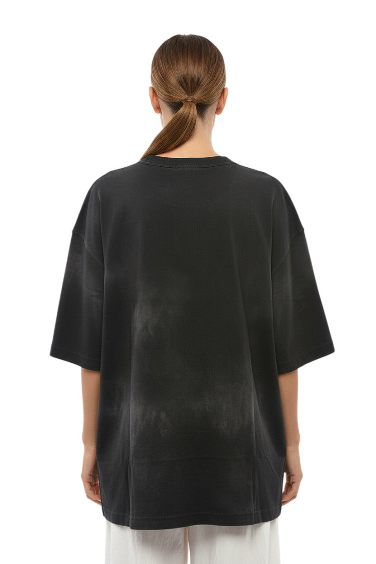 Black Logo Crew Neck T-Shirt 2