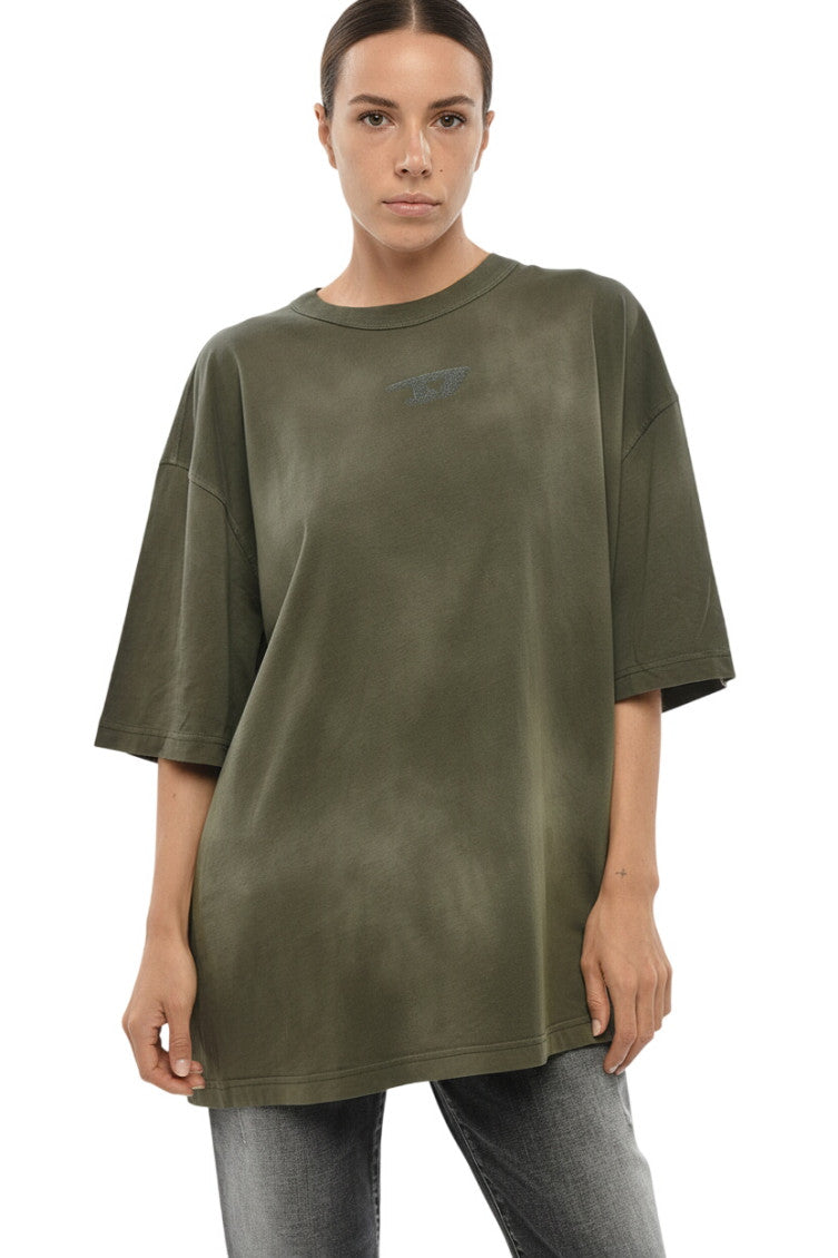 Green Logo Crew Neck T-Shirt 1