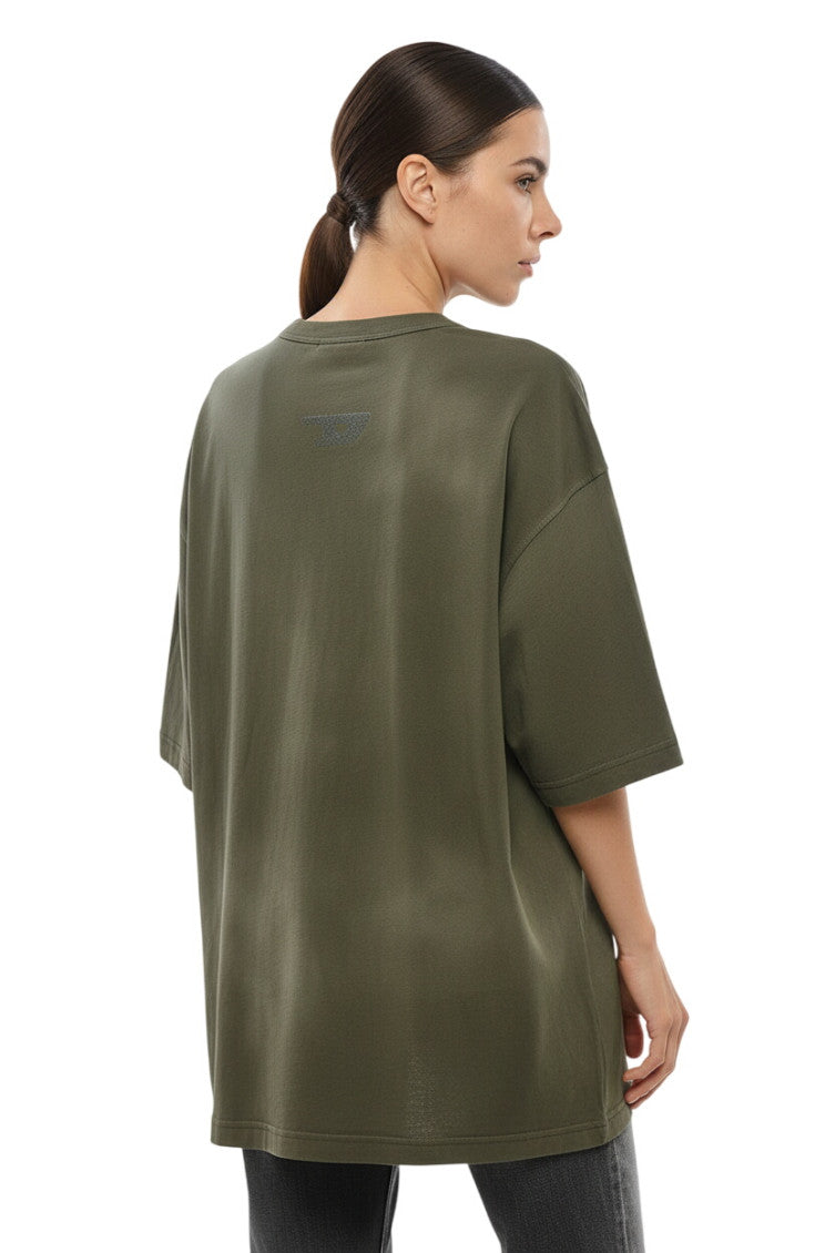 Green Logo Crew Neck T-Shirt 2