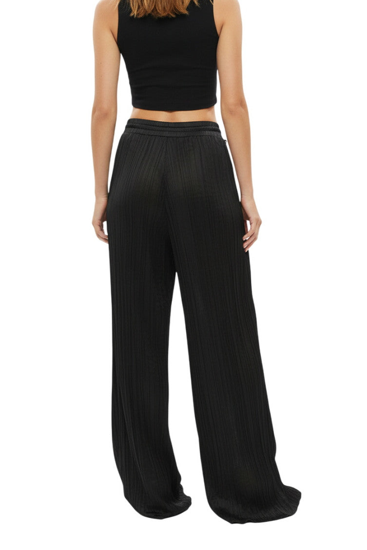 Black Loose Pleated Pants 2