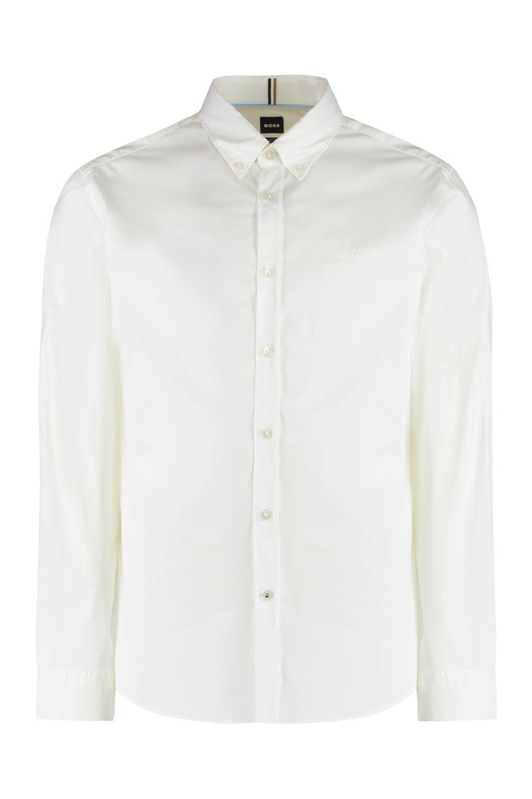 White Slim Logo Shirt 1