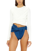 White Crew Neck Top 1