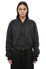 Black Band Collar Jacket 1