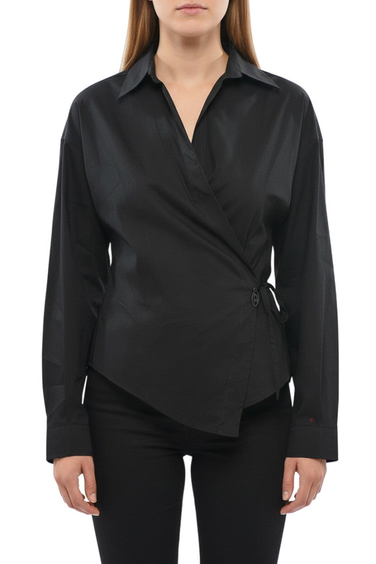 Black Regular Solid Shirt 1