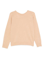Beige Crew-neck Sweater 1