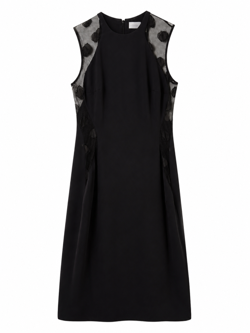Black Round Neck Dress 1