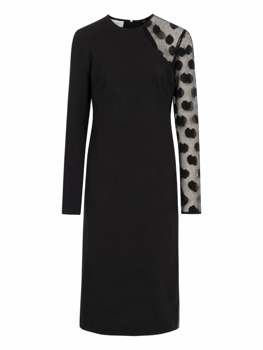 Black Round Neck Dress 1