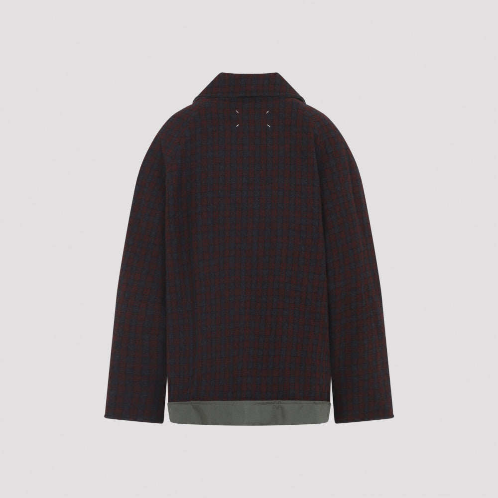 Maroon Double-face Jacket 4