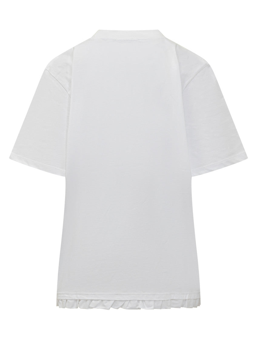 White Logo Crew Neck T-Shirt 2