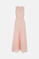 Light Pink Mesh Maxi Dress 1