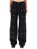 Black Relaxed High Rise Jeans 1