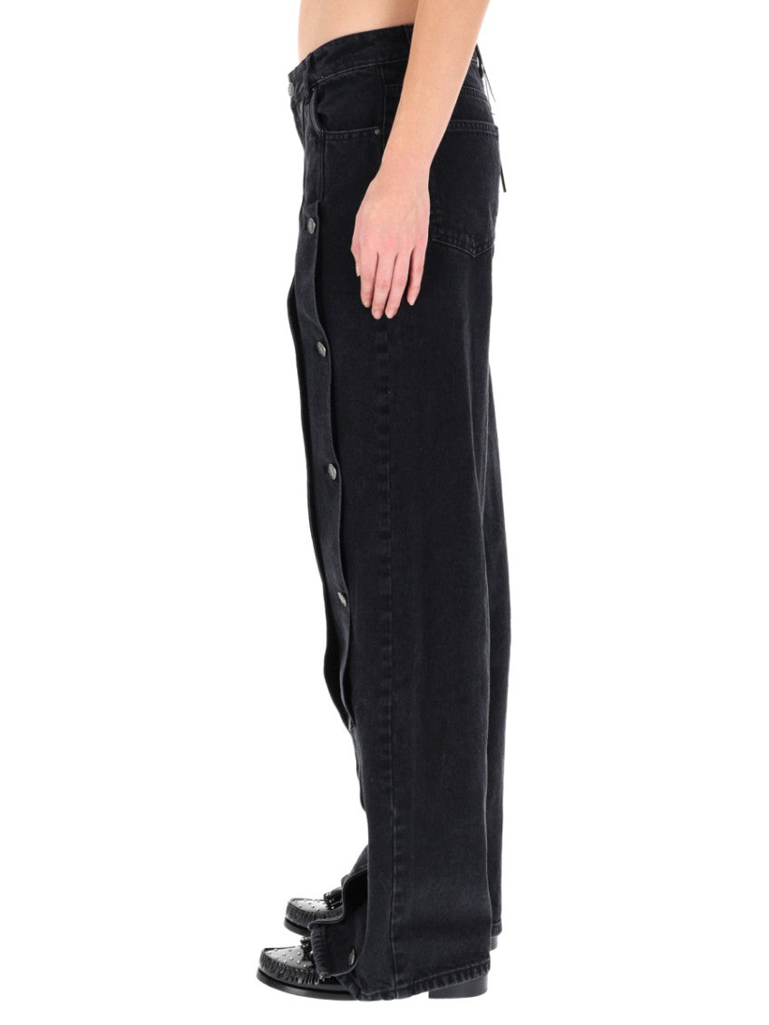 Black Relaxed High Rise Jeans 3