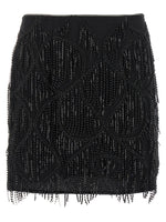 Black Sequins Mini Skirt 1