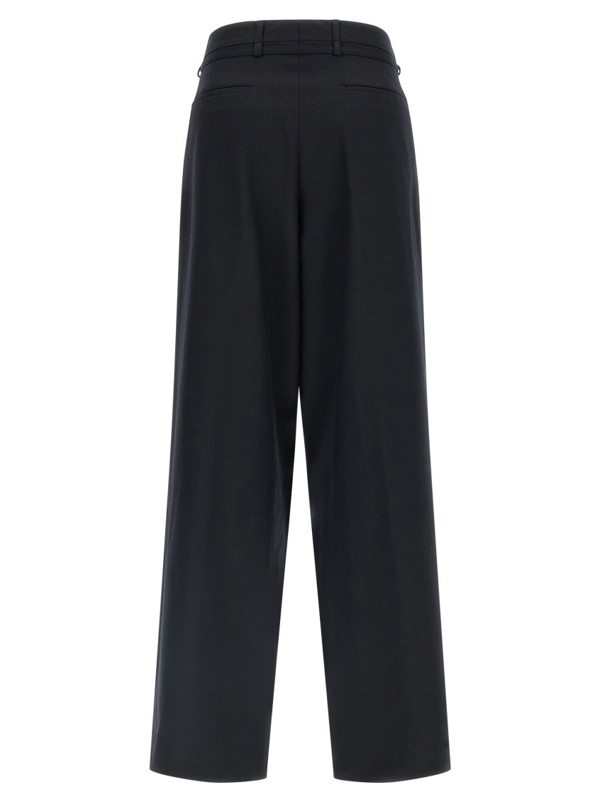 Black Tailored Pleated Pants 2