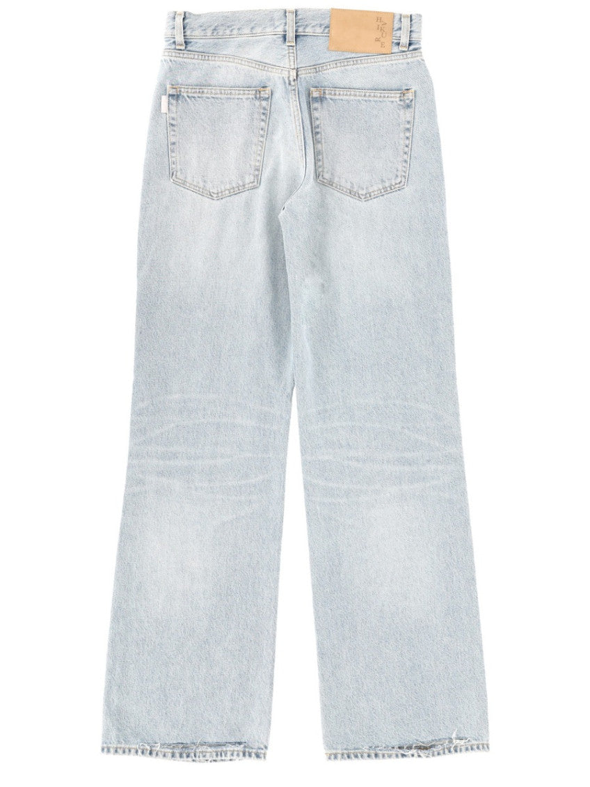 Blue Straight High Rise Jeans 2