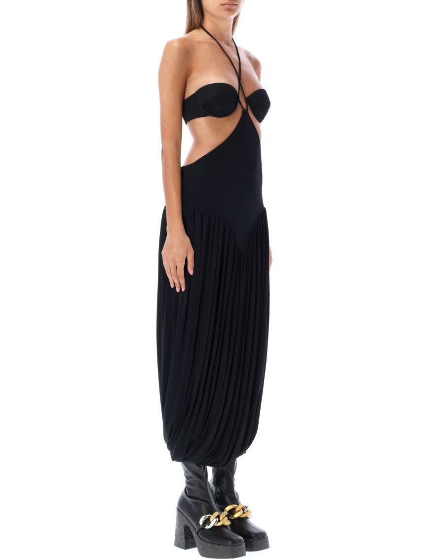 Black Halter Neck Maxi Dress 2