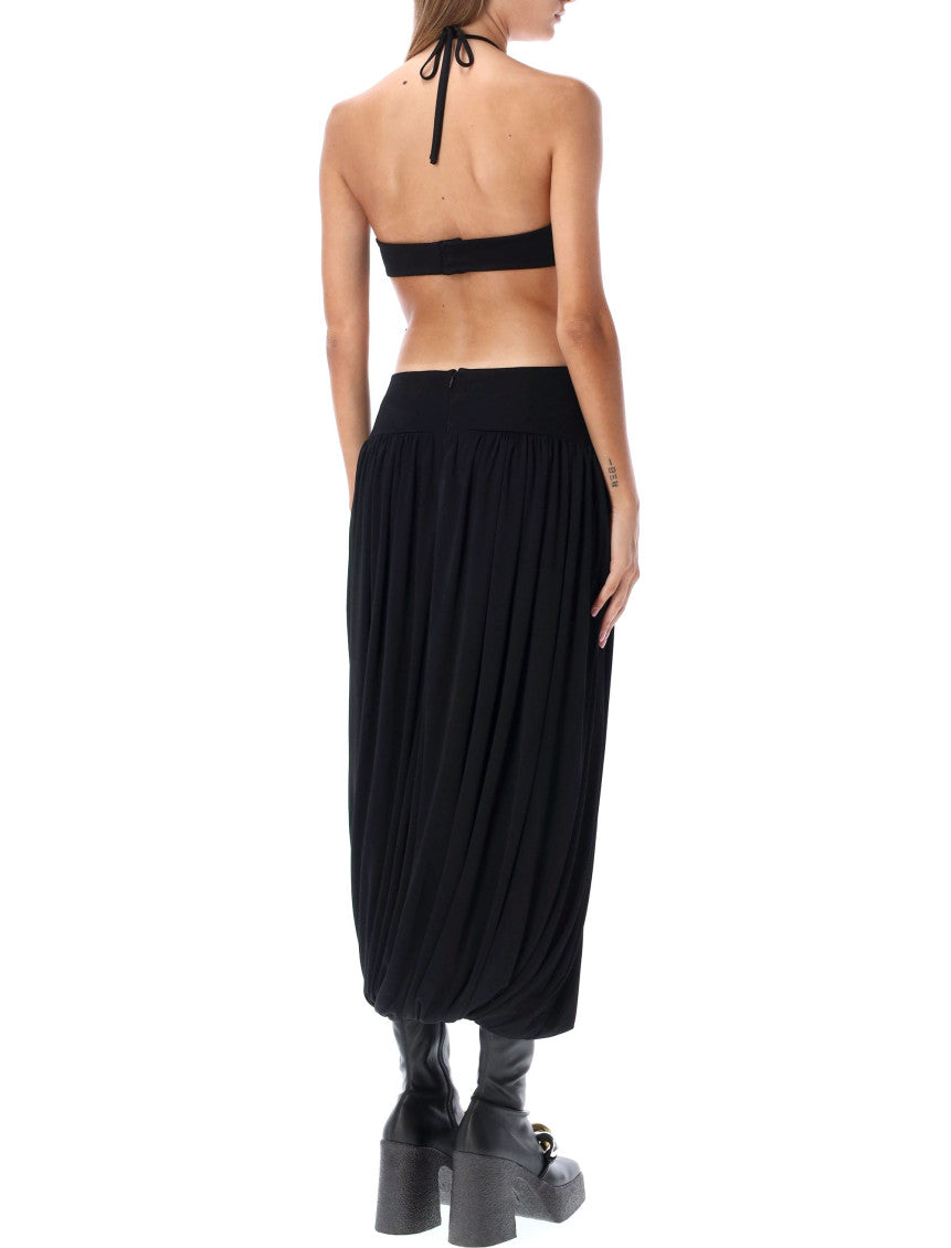 Black Halter Neck Maxi Dress 3