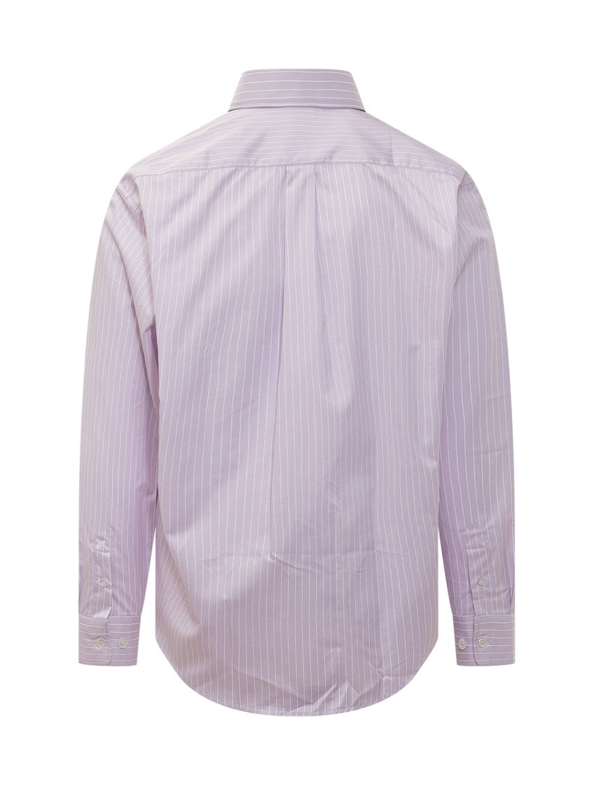 Purple Regular Stripes Shirt 3