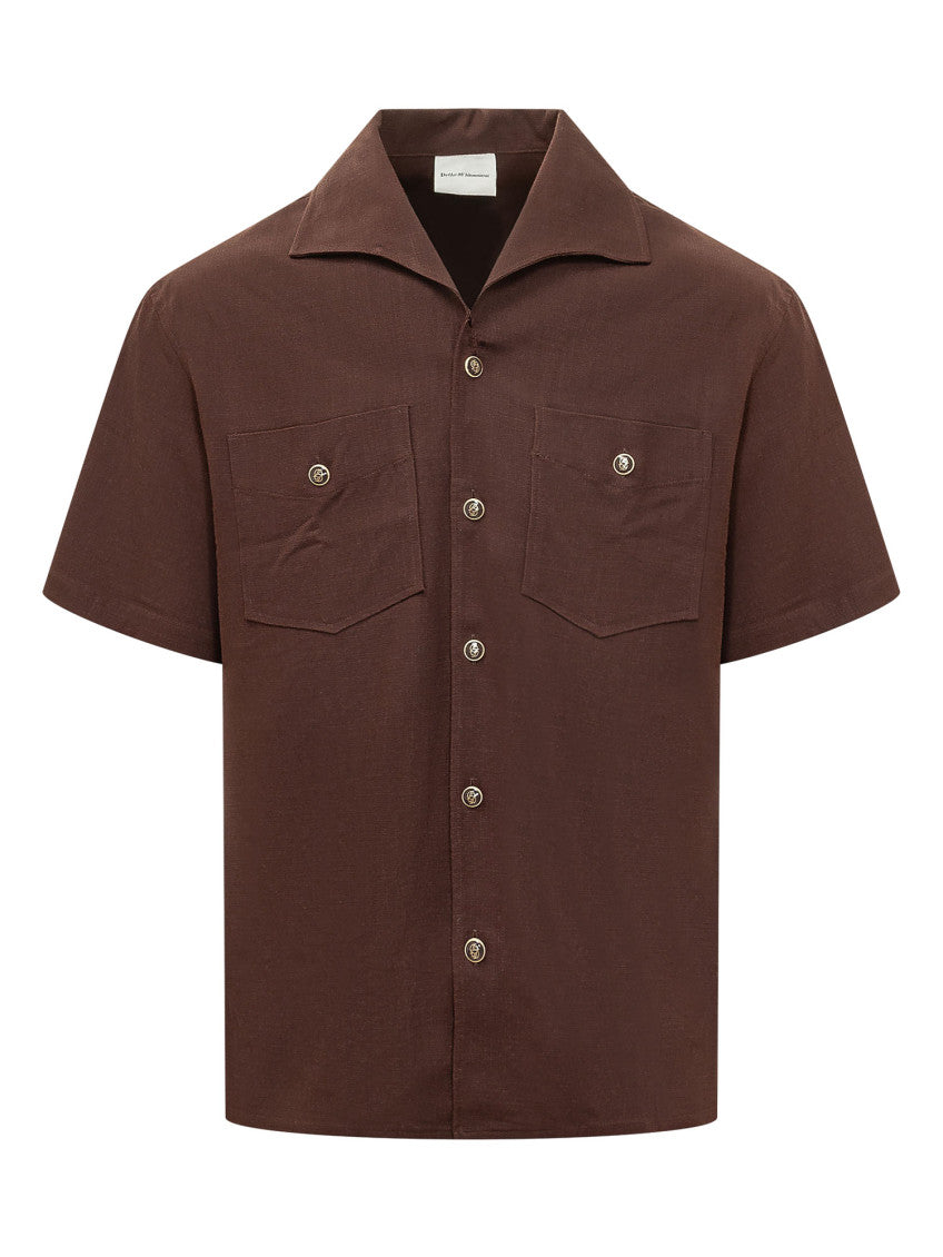 Brown Regular Solid Shirt 1