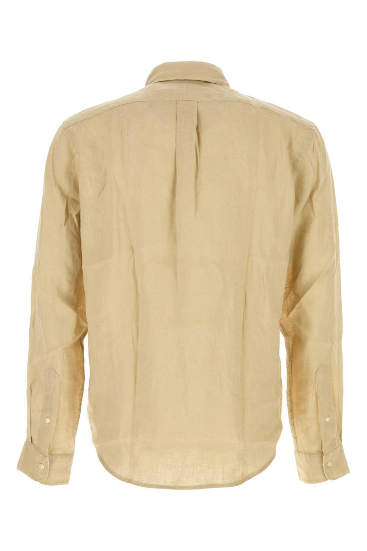 Beige Regular Logo Shirt 2