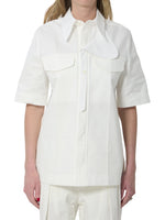 White Regular Solid Shirt 1