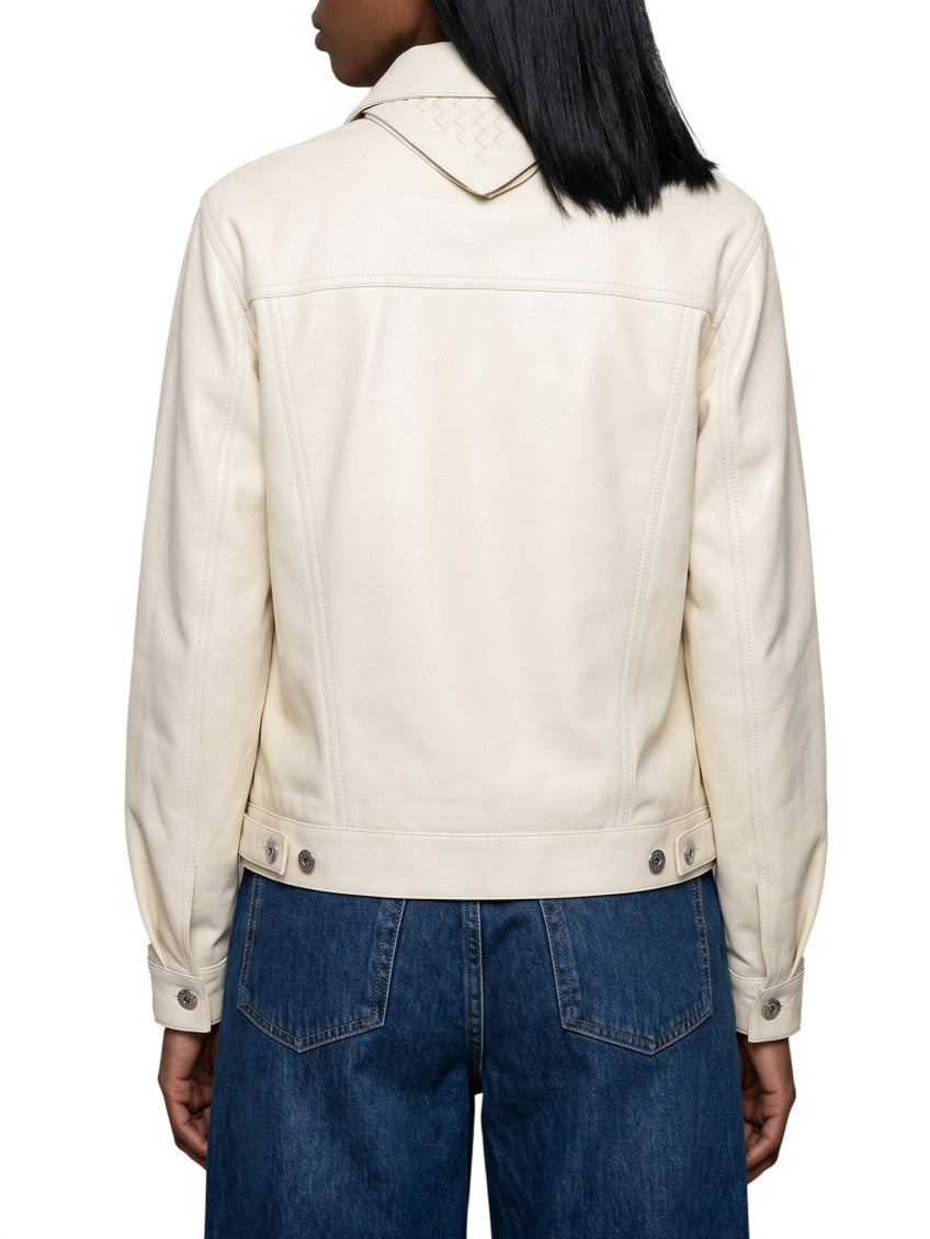 White Shirt Collar Jacket 2