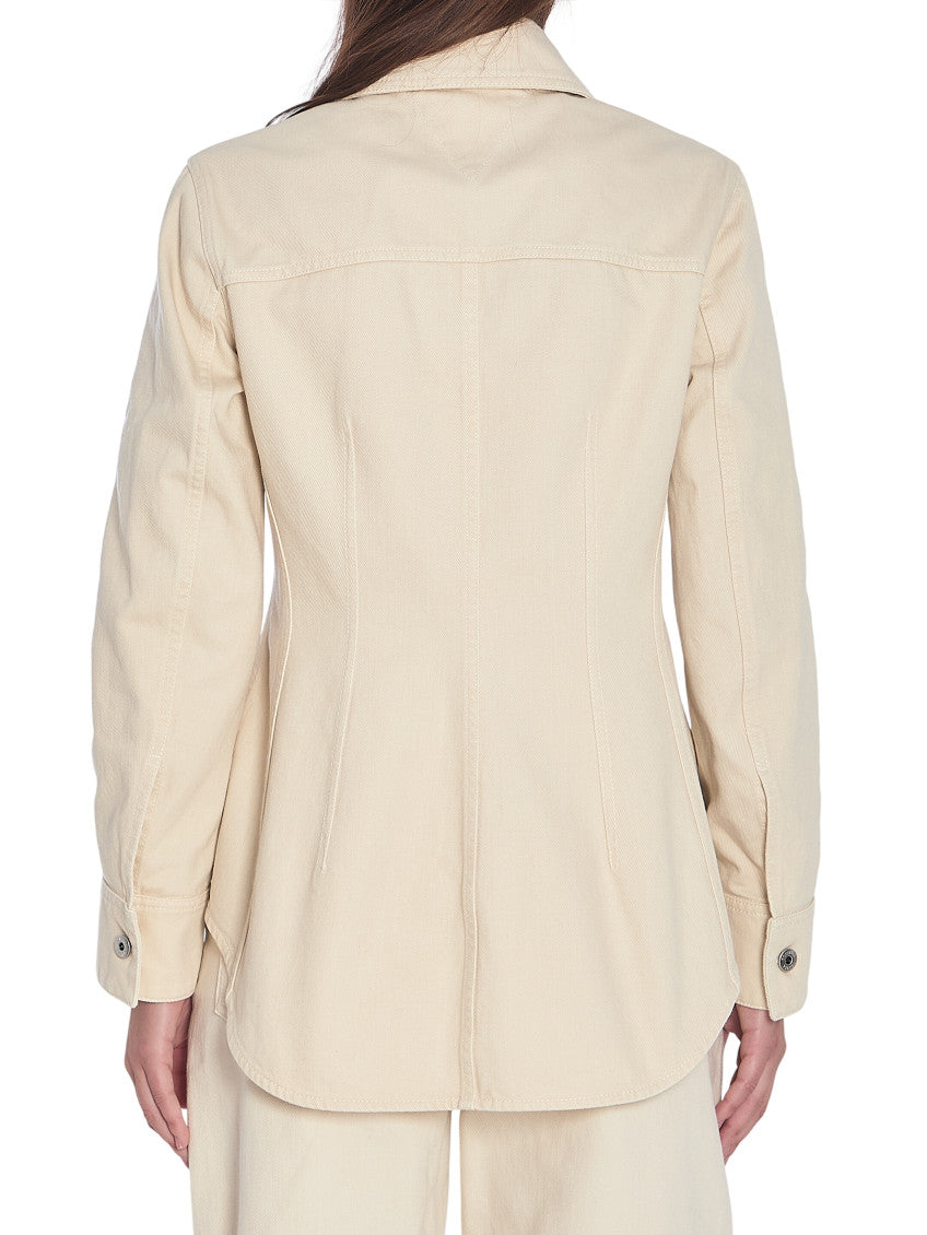 Off White Regular Solid Shirt 2