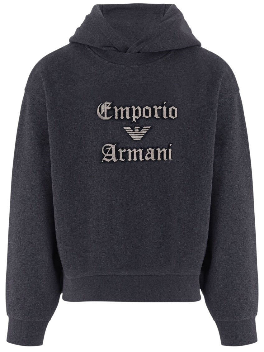 Dark Grey Logo Hoodie 1