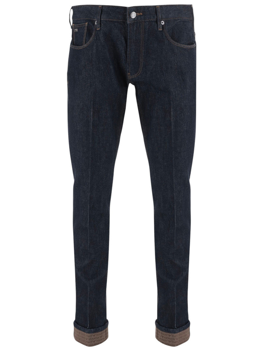 Dark Navy Mid Rise Jeans 1