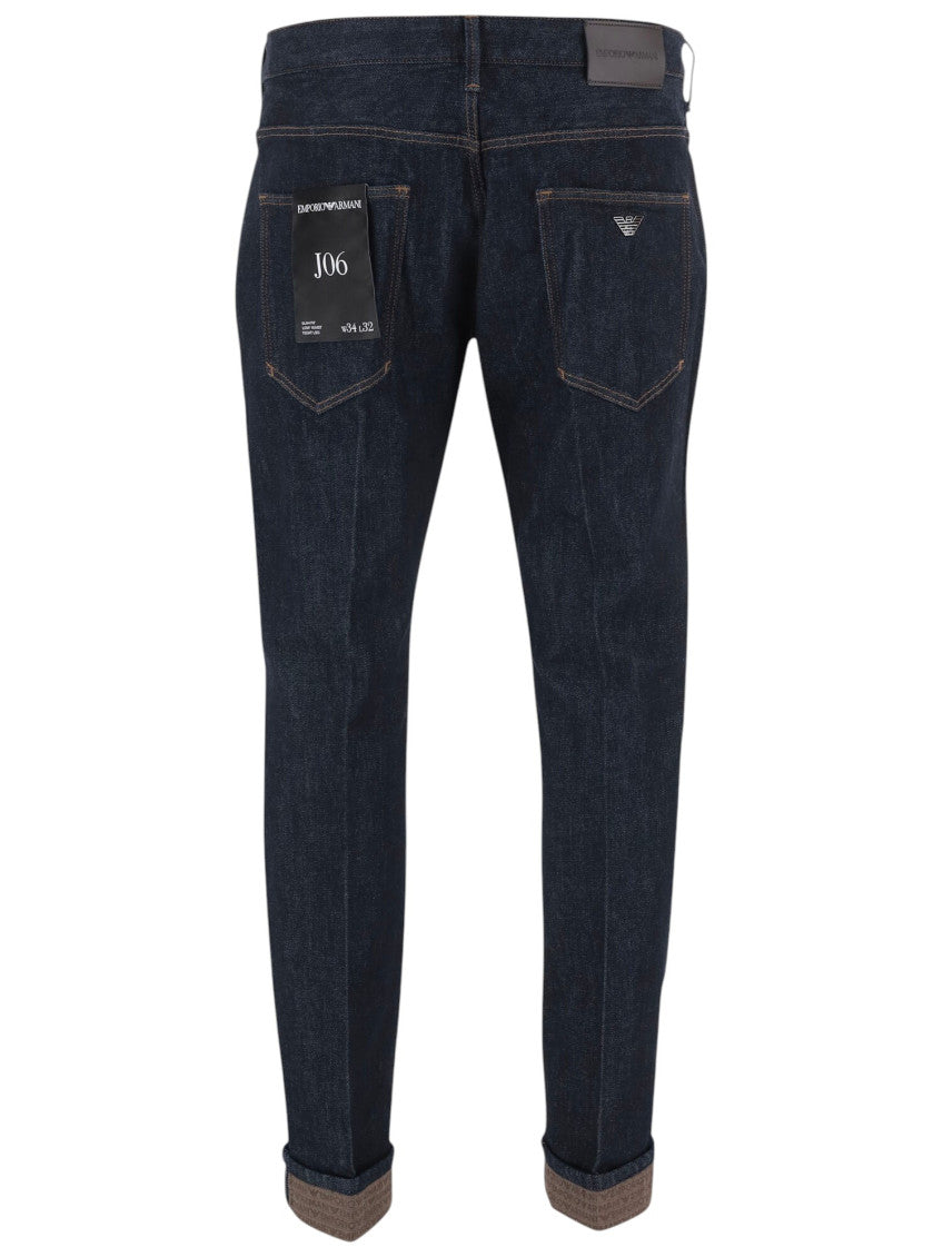Dark Navy Mid Rise Jeans 2