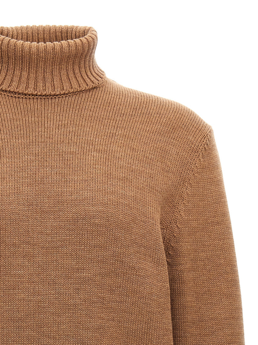 Brown Turtle-Neck Sweater 3