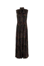 Multicolor Pleated Tiered Paisley-print 1