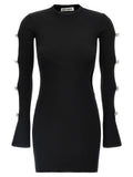 Black 'Cut-Out Crystal Bow' dress 1