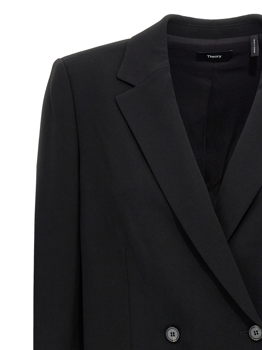 Black Double-breasted blazer 3