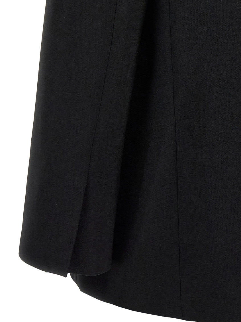 Black Double-breasted blazer 4