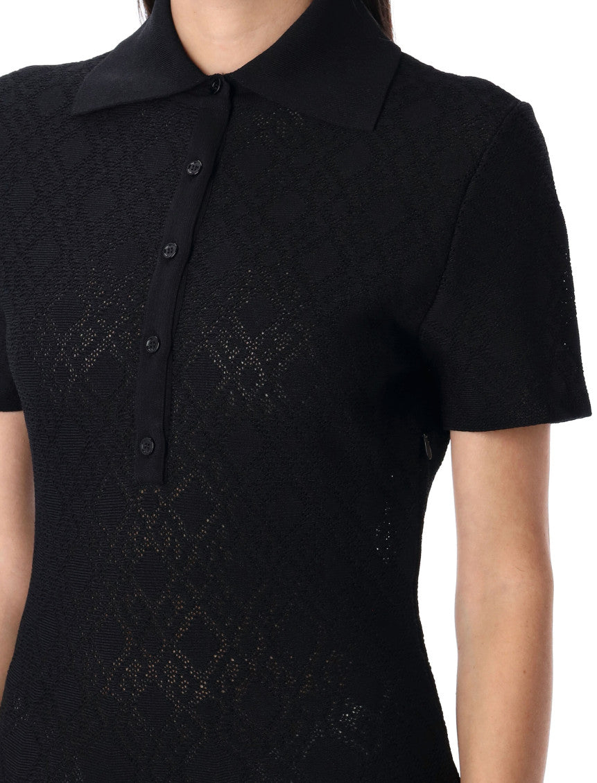 Black Monogram-jacquard Dress 3