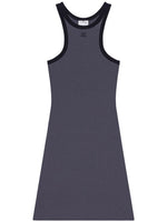 Dark Grey Mini Dress 1