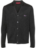 Dark Grey Wool Cardigan 1