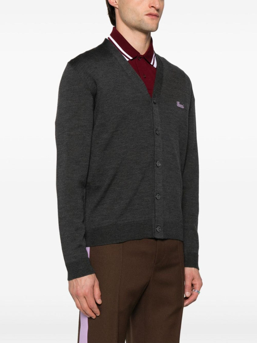 Dark Grey Wool Cardigan 5