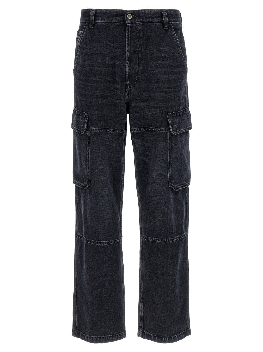 Black 'D-Uty-Cargo' jeans 1